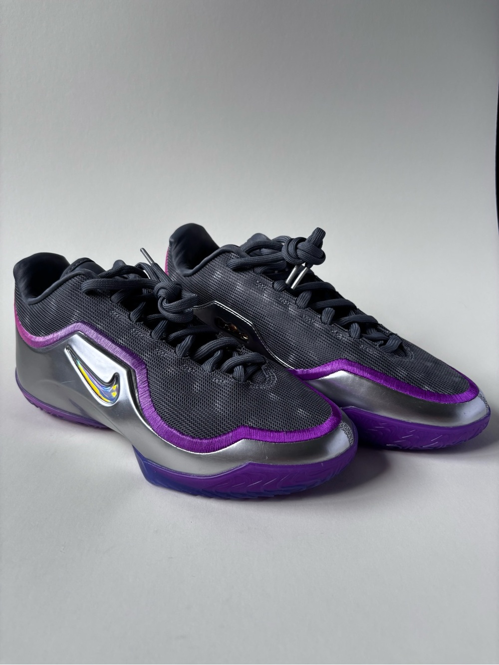 Nike LeBron 23 Bubble Boy Mens Size 9.5 Grey Silver Purple New IF0694-002